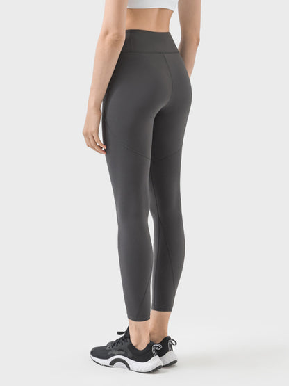 Mid-Rise Waist Active Pants-Angel Casuals