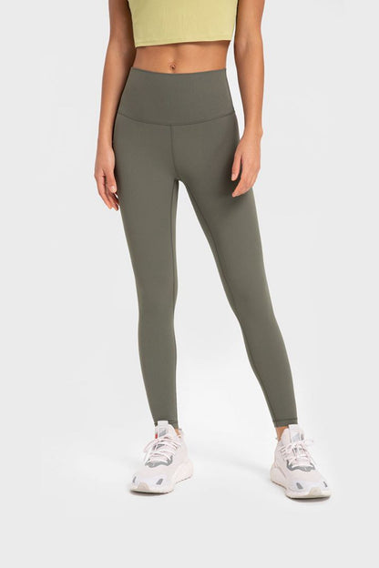 Highly Stretchy Wide Waistband Yoga Leggings-Angel Casuals