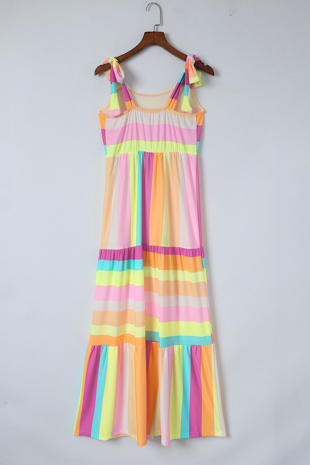 Striped Sleeveless Maxi Dress-Angel Casuals