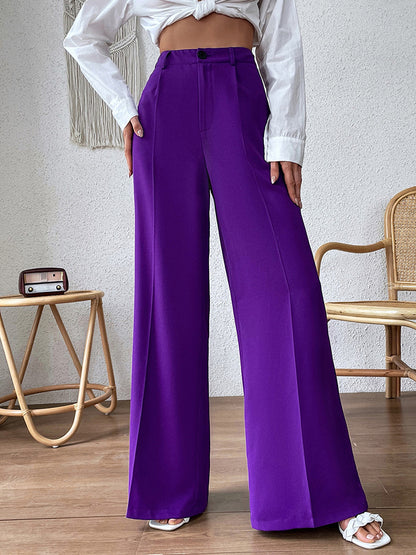 High Waist Wide Leg Pants-Angel Casuals