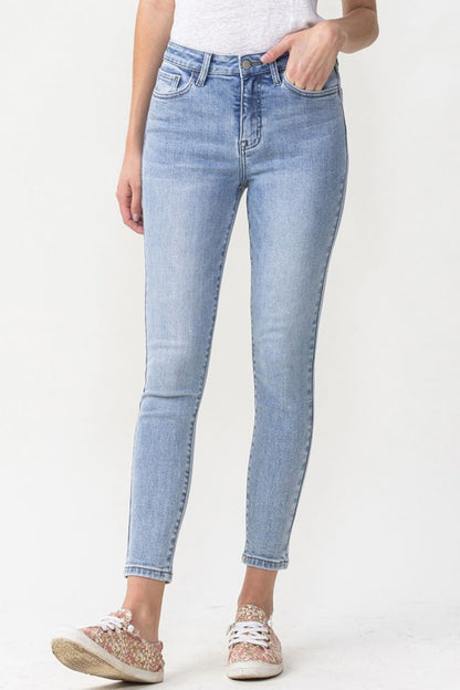 Lovervet Full Size Talia High Rise Crop Skinny Jeans-Angel Casuals