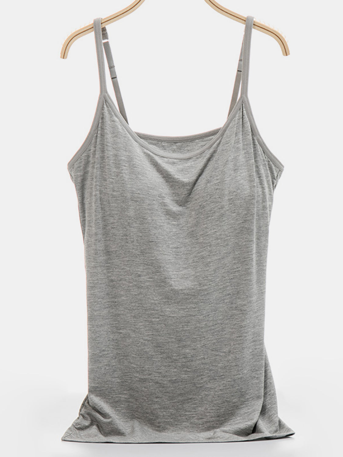 Scoop Neck Adjustable Strap Cami-Angel Casuals