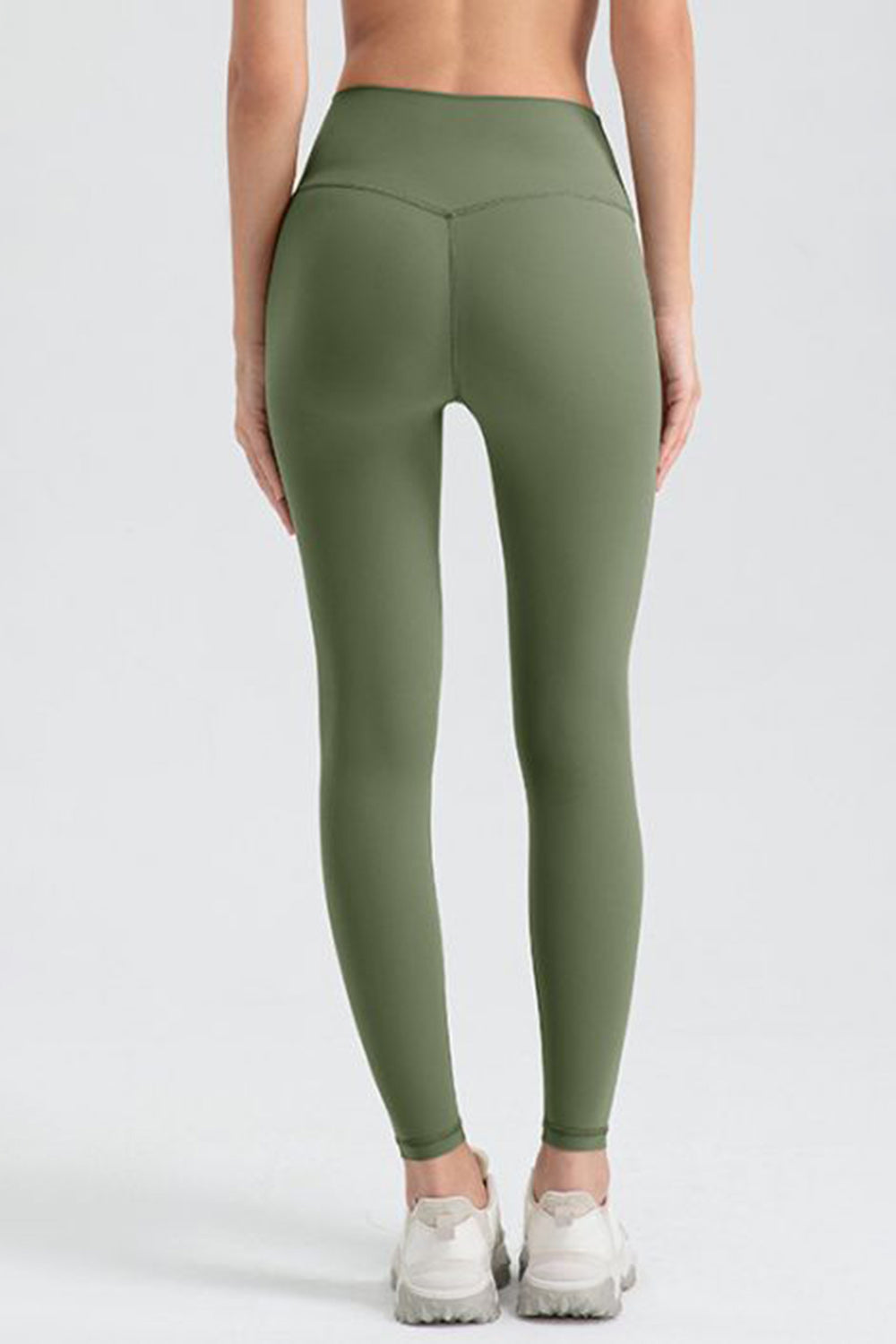 Wide Waistband Sport Leggings-Angel Casuals