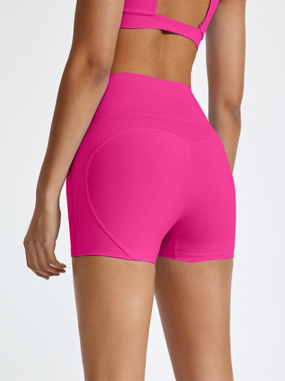 High Waist Active Shorts-Angel Casuals