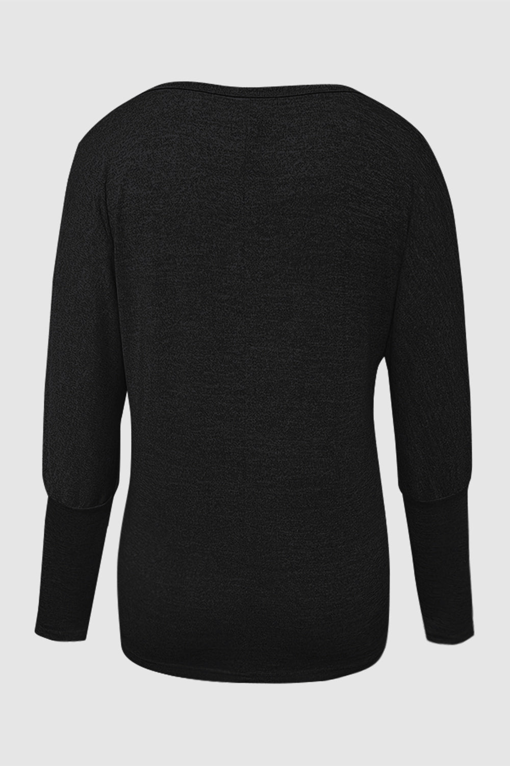 Cutout Round Neck Long Sleeve T-Shirt-Angel Casuals
