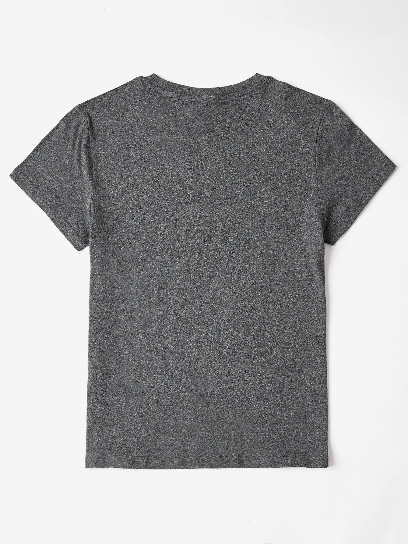HAPPY EASTER Round Neck Short Sleeve T-Shirt-Angel Casuals