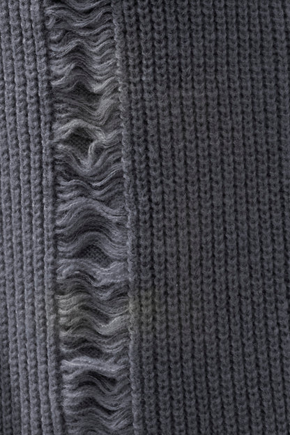 Fringe Trim Open Front Cardigan with Pockets-Angel Casuals