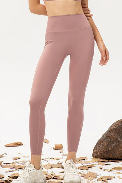 High Waist Skinny Active Pants-Angel Casuals