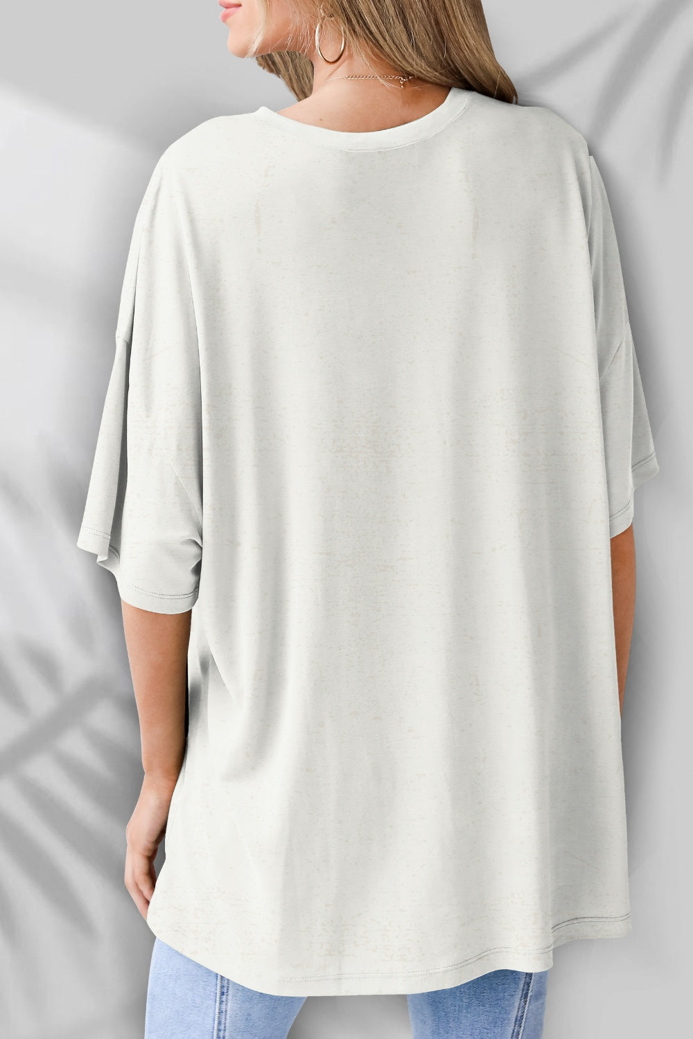 Round Neck Half Sleeve T-Shirt-Angel Casuals
