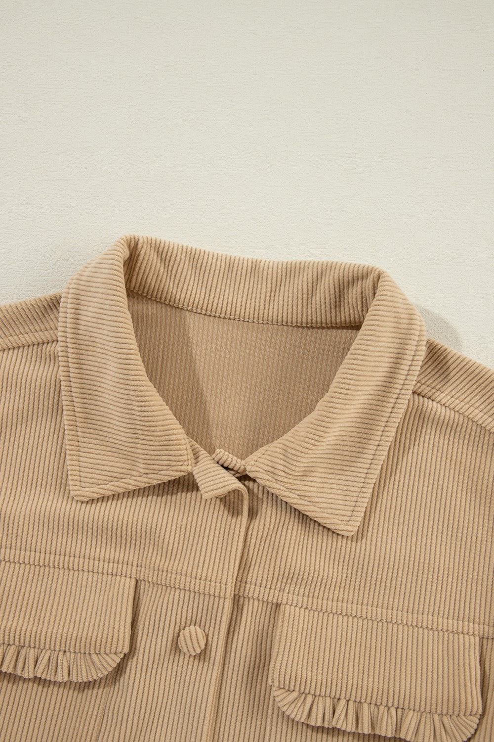 Button Up Long Sleeve Jacket-Angel Casuals