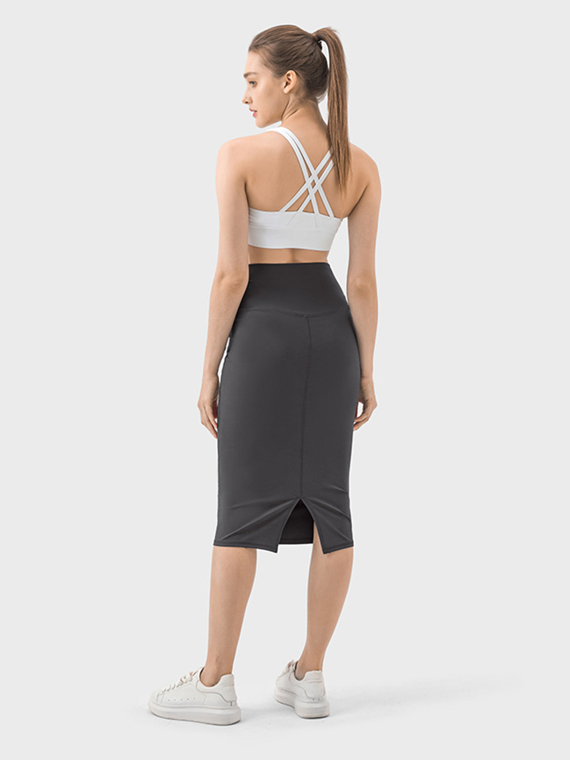 Slit Wrap Active Skirt-Angel Casuals