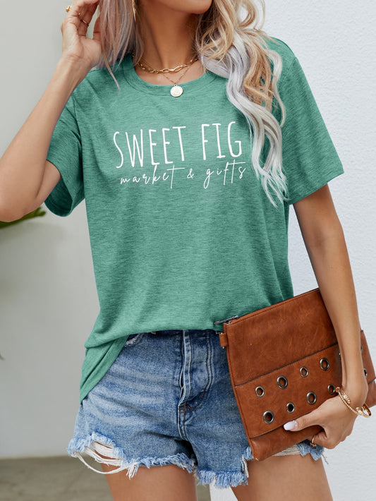 SWEET FIG MARKET & GIFTS Graphic Tee-Angel Casuals