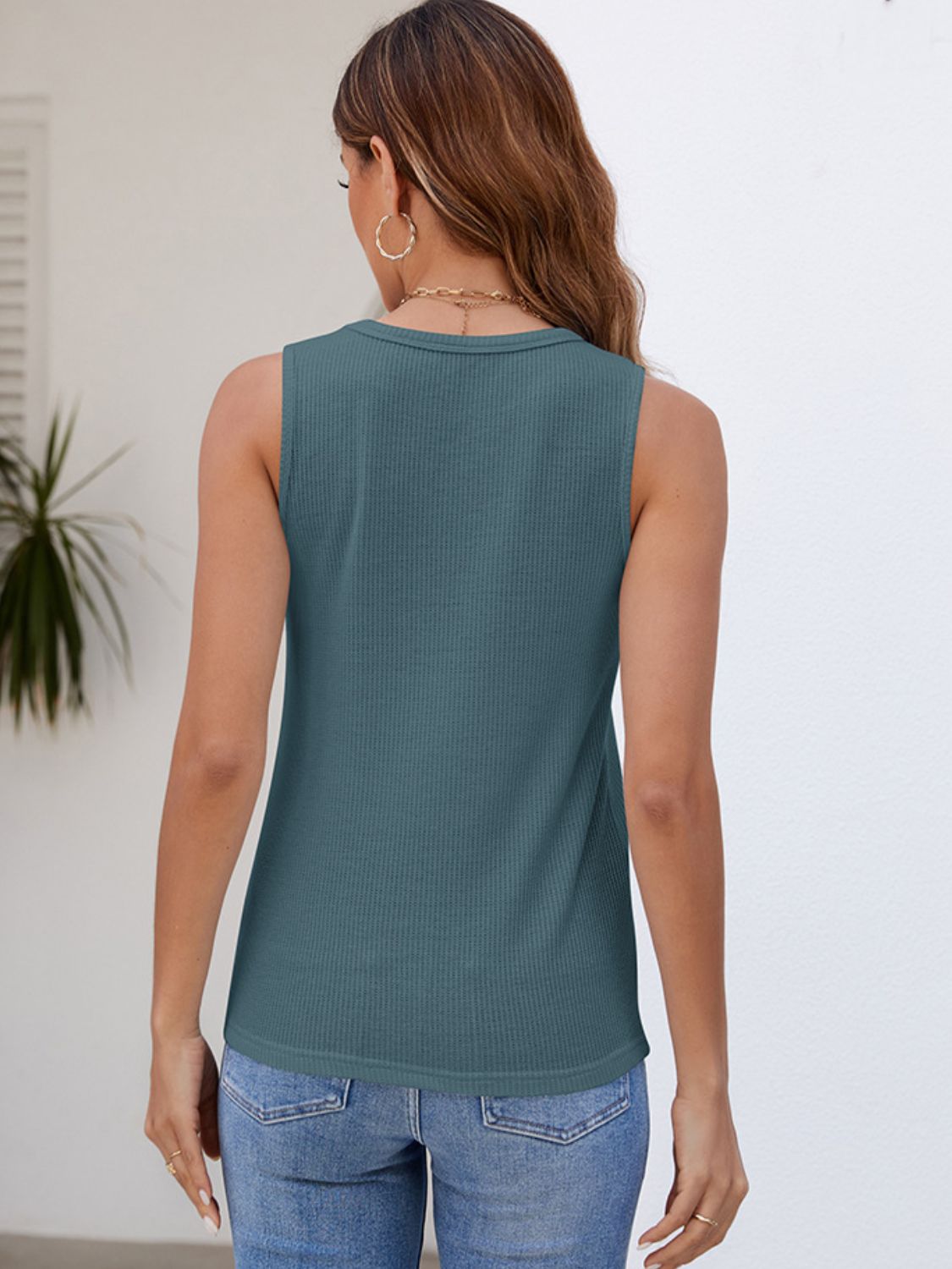 Round Neck Tank-Angel Casuals