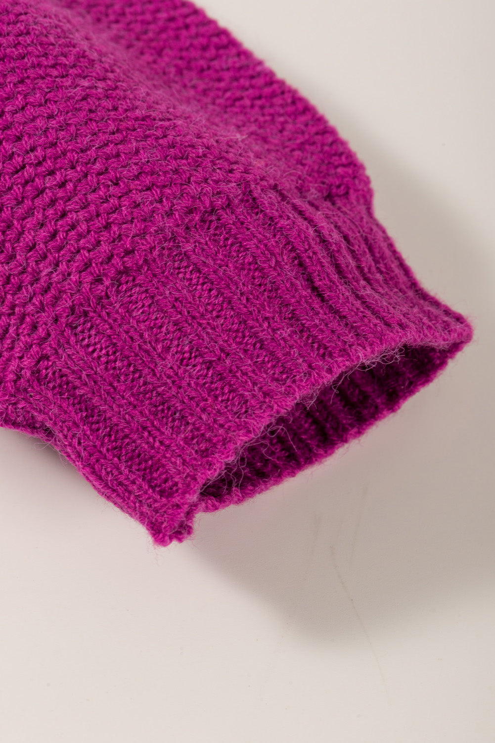 Color Block Drop Shoulder Round Neck Sweater-Angel Casuals