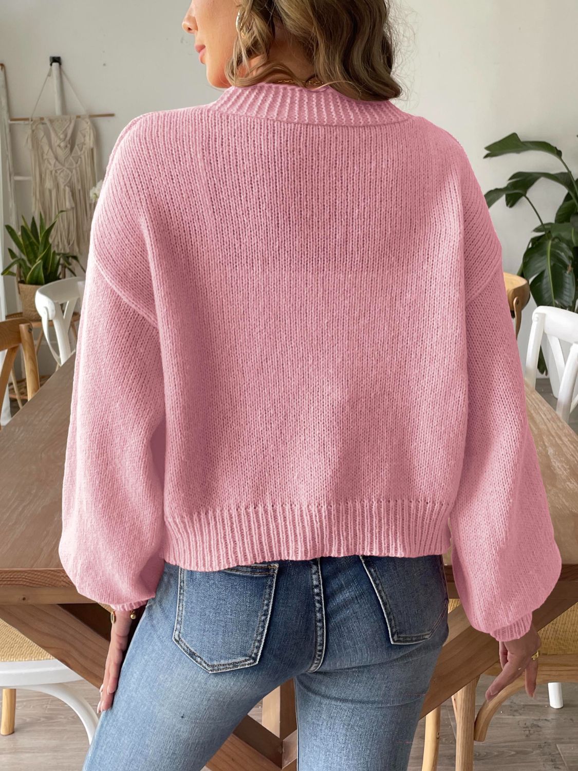Open Front Long Sleeve Cardigan-Angel Casuals