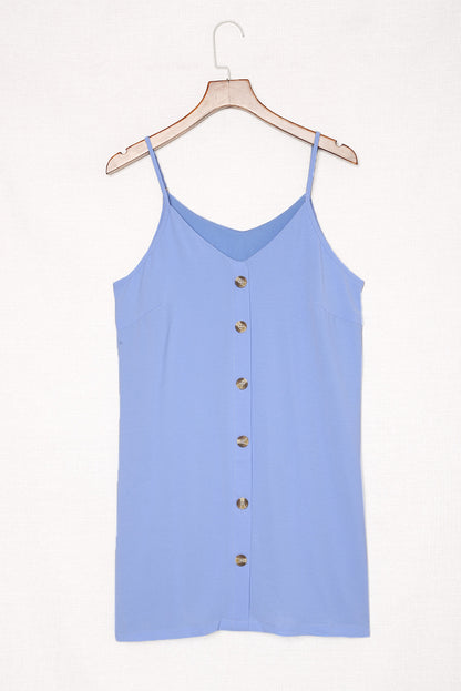 V-Neck Mini Cami Dress-Angel Casuals