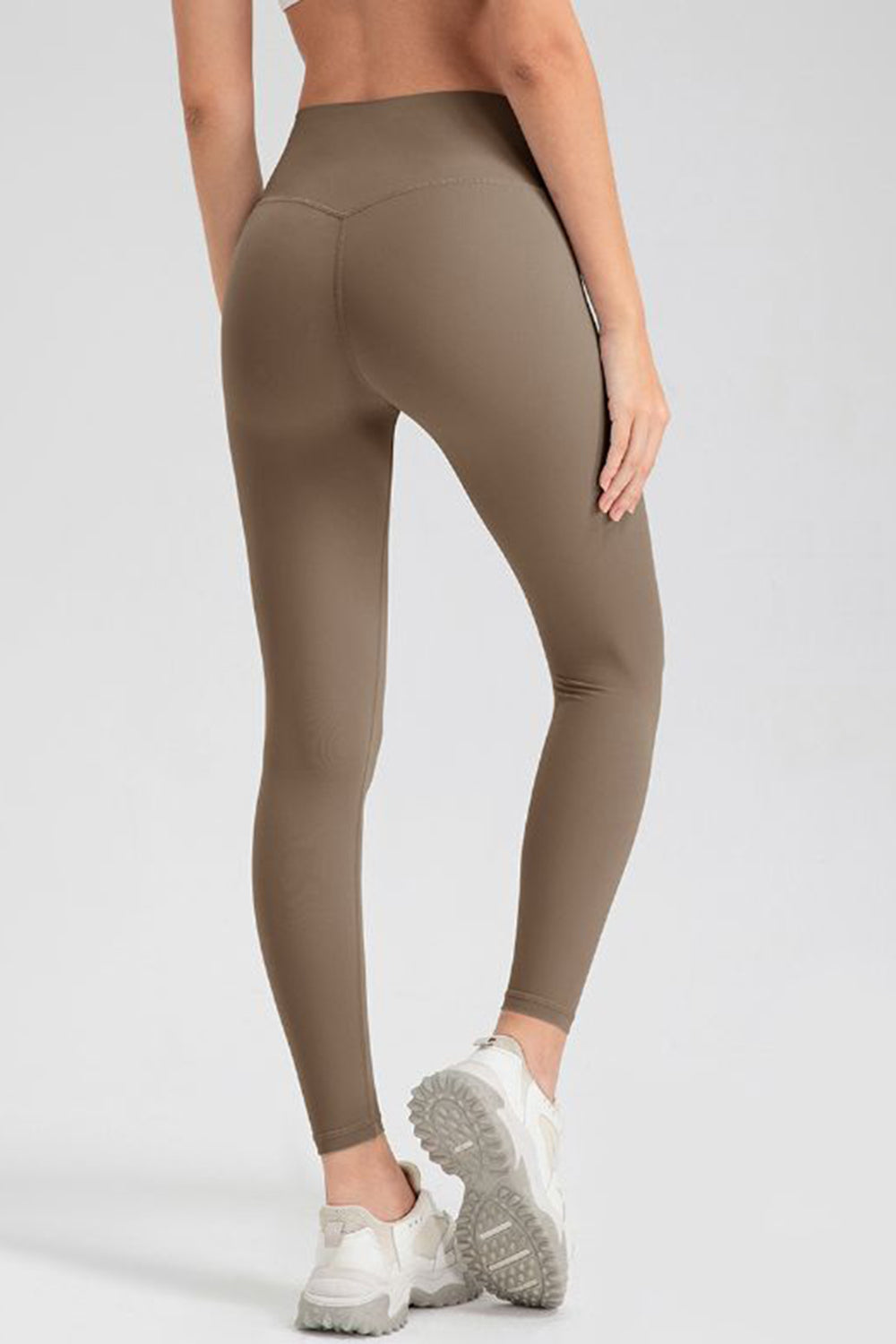 Wide Waistband Sport Leggings-Angel Casuals