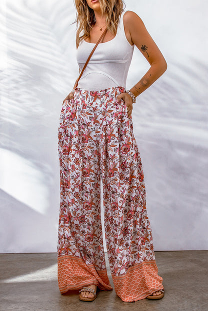 Bohemian Pleated Culottes-Angel Casuals