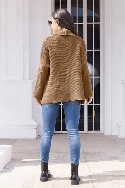 Tied Open Front Long Sleeve Cardigan-Angel Casuals