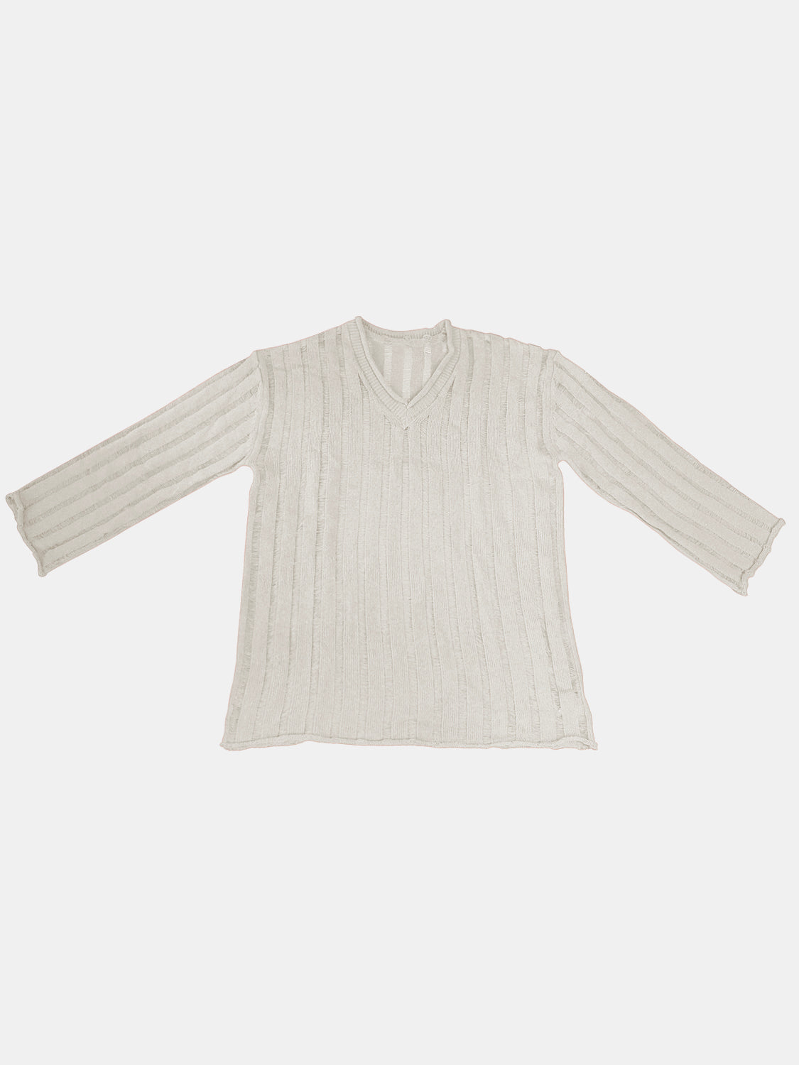 V-Neck Long Sleeve Sweater-Angel Casuals