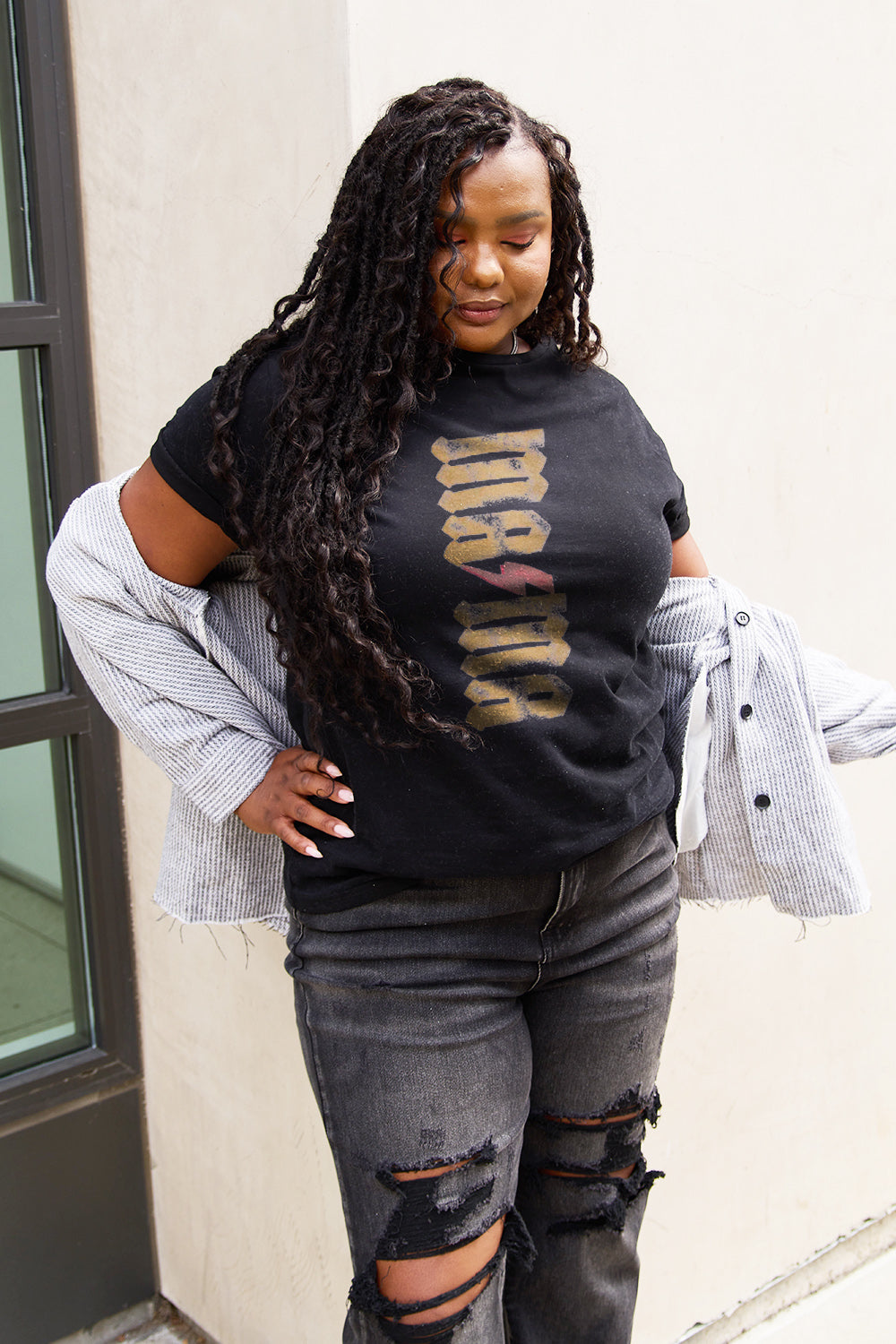 Simply Love Full Size MAMA Short Sleeve T-Shirt-Angel Casuals