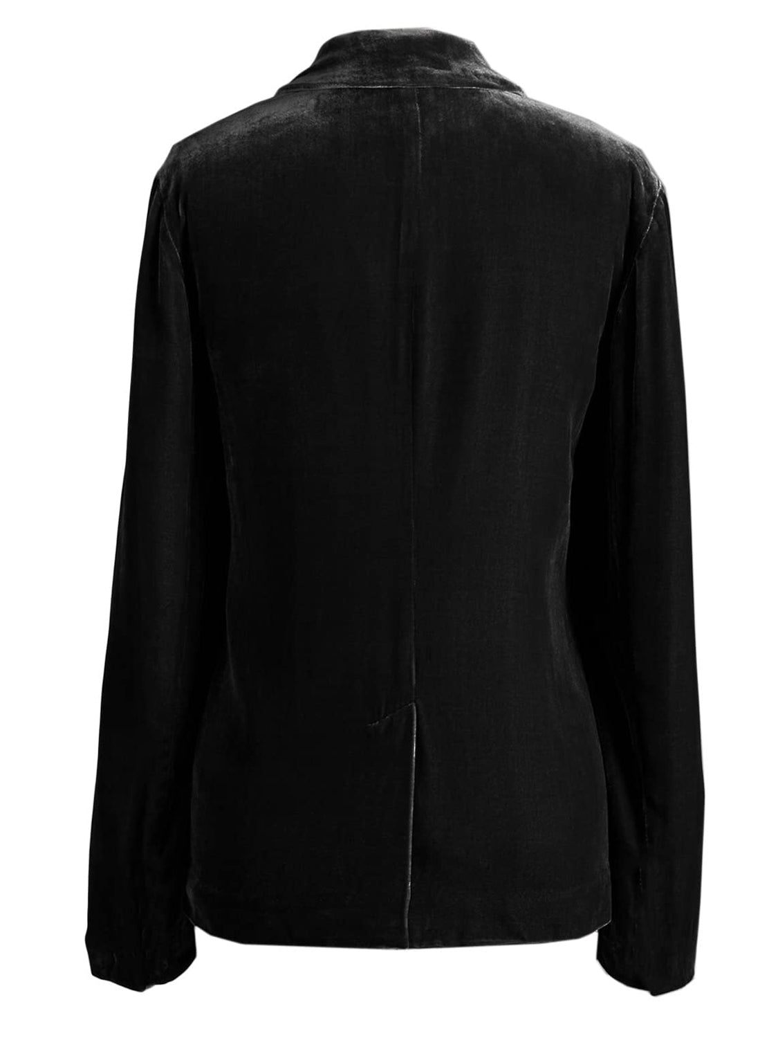 Pocketed Button Up Lapel Collar Blazer-Angel Casuals