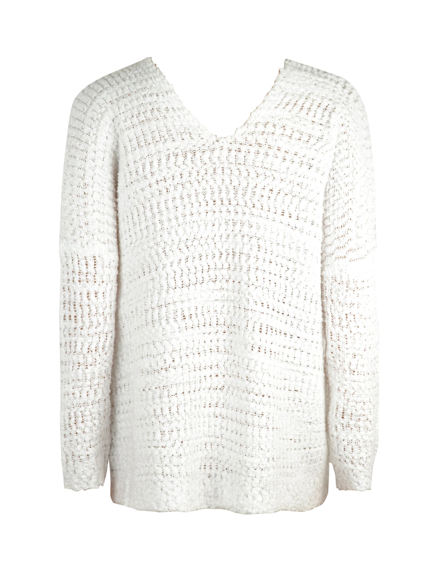 Angel Wings Single Shoulder Long Sleeve Sweater-Angel Casuals