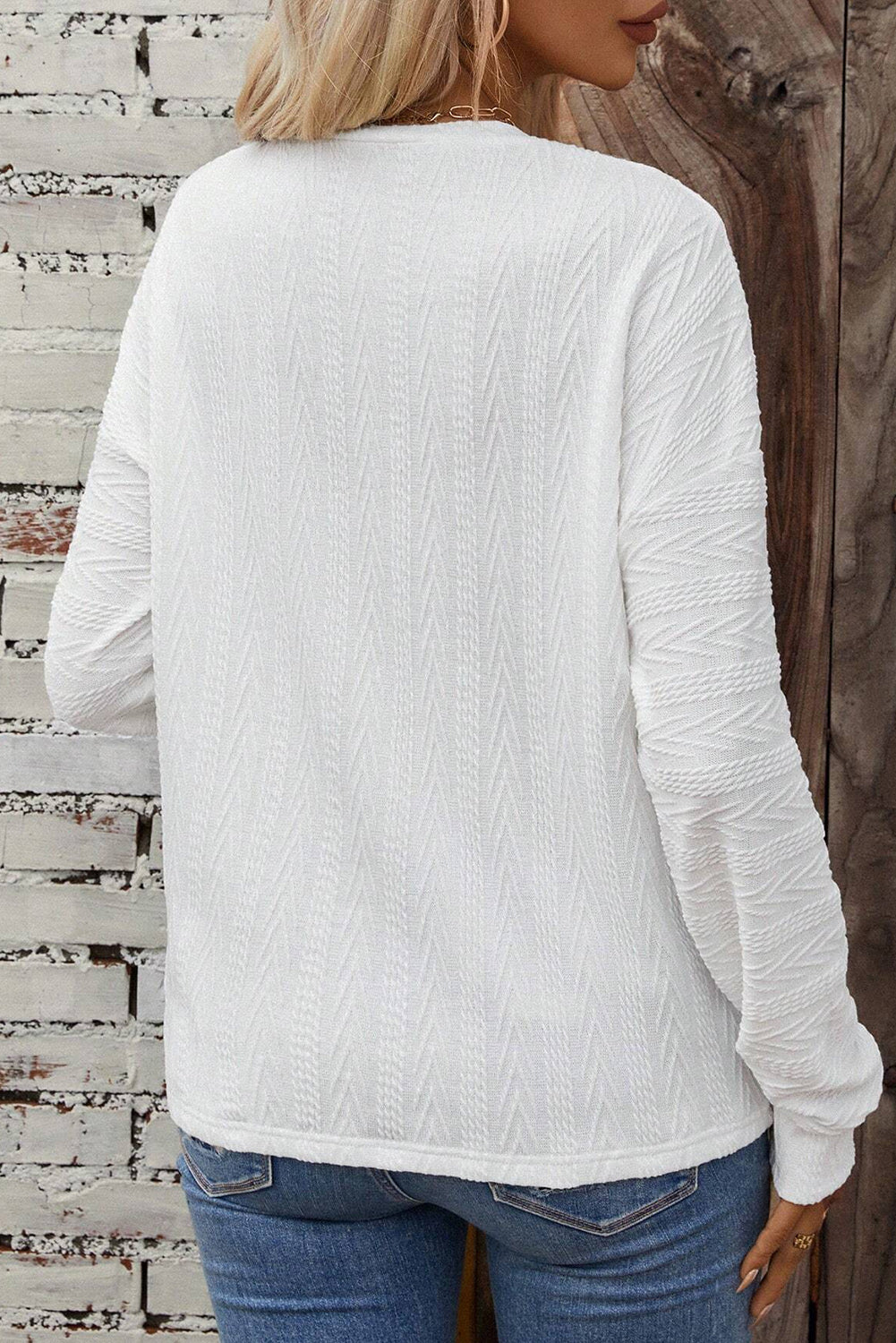 Round Neck Dropped Shoulder T-Shirt-Angel Casuals