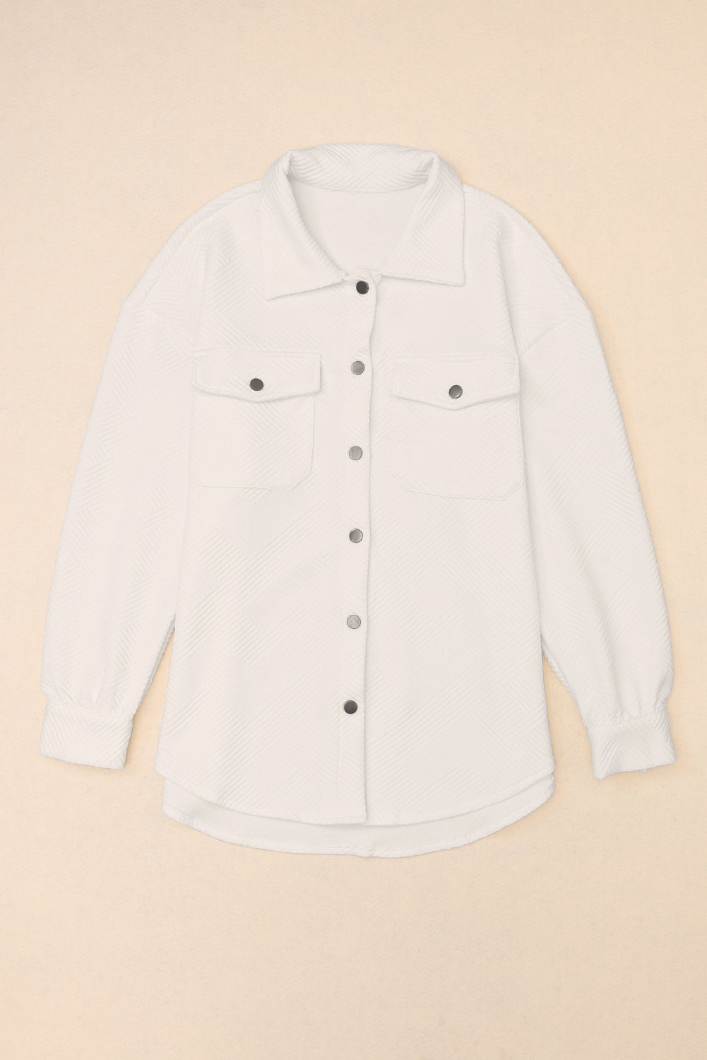 Snap Down Collared Jacket-Angel Casuals