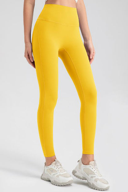 High Waist Skinny Active Pants-Angel Casuals