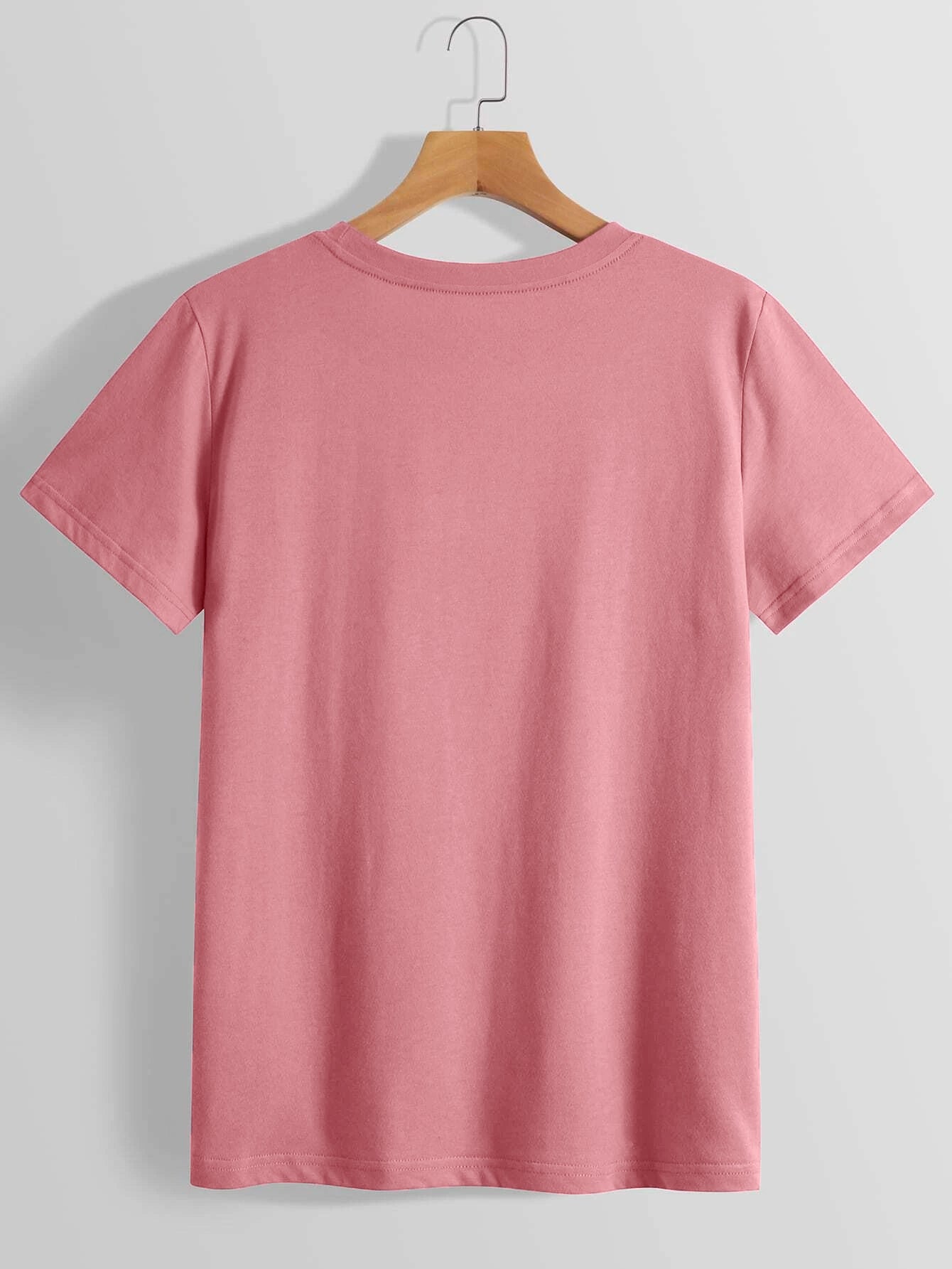 Lucky Clover Round Neck T-Shirt-Angel Casuals