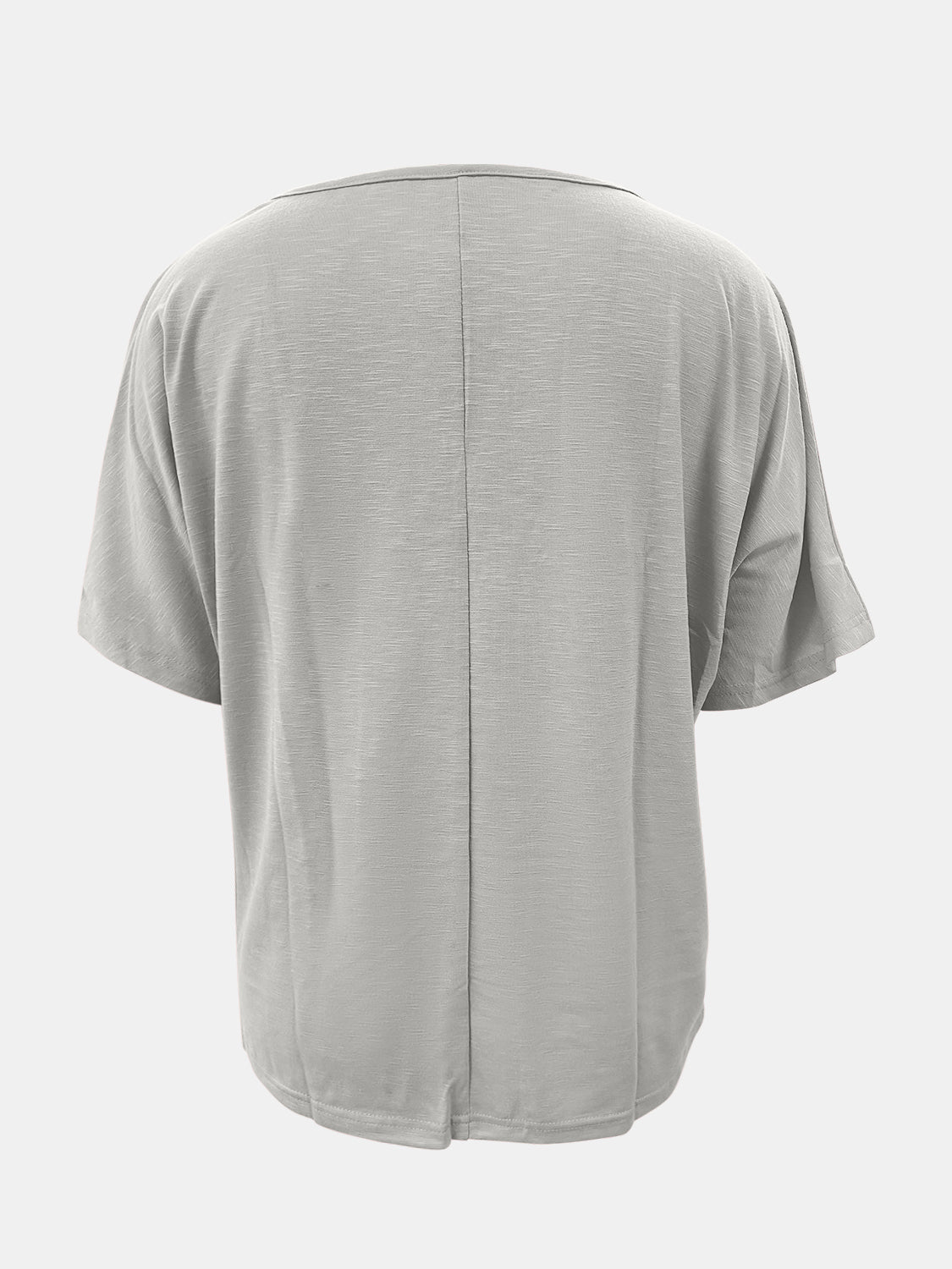 Full Size Scoop Neck Short Sleeve T-Shirt-Angel Casuals
