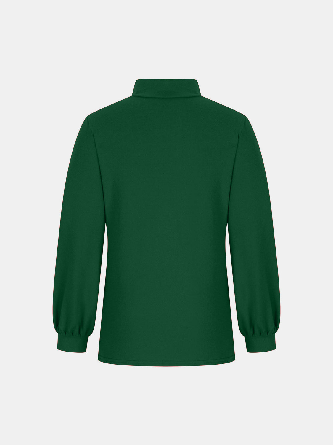 Full Size Mock Neck Long Sleeve T-Shirt-Angel Casuals