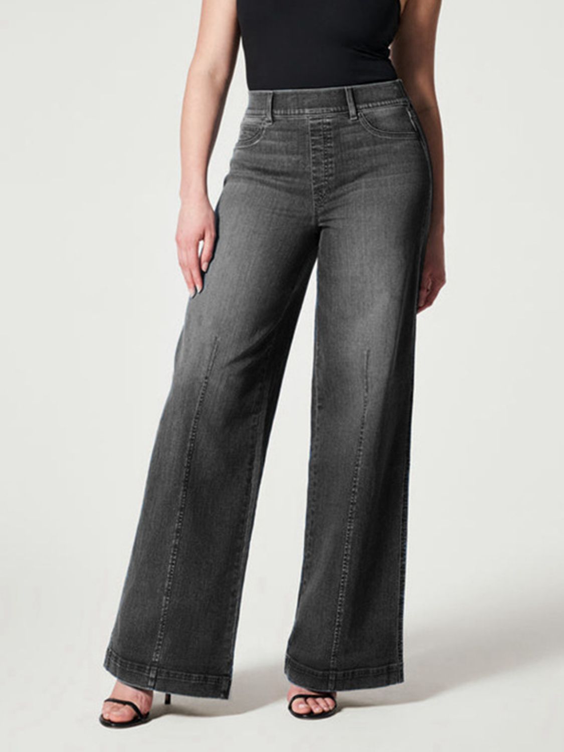 Wide Leg Long Jeans-Angel Casuals