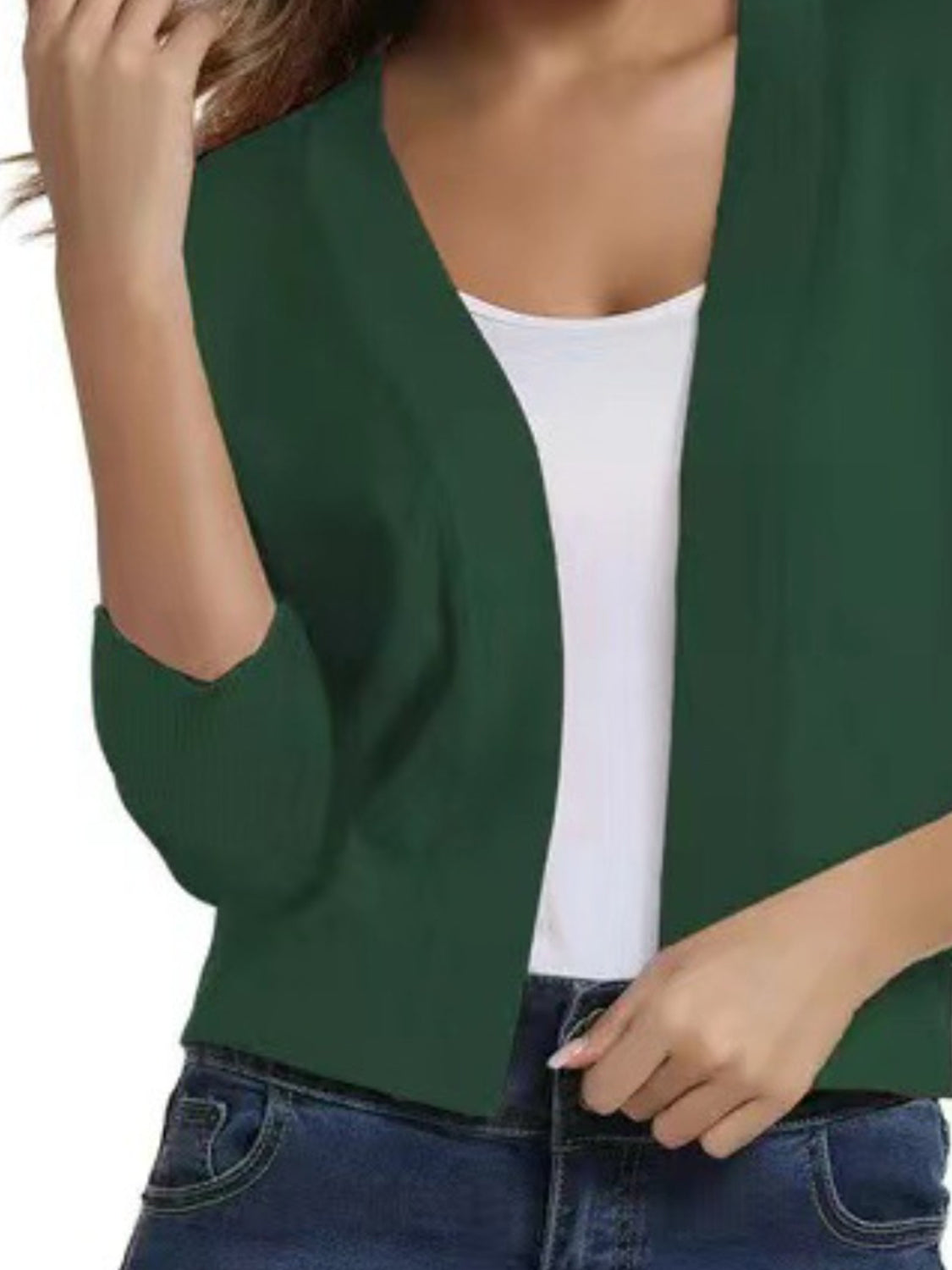 Open Front Cardigan-Angel Casuals