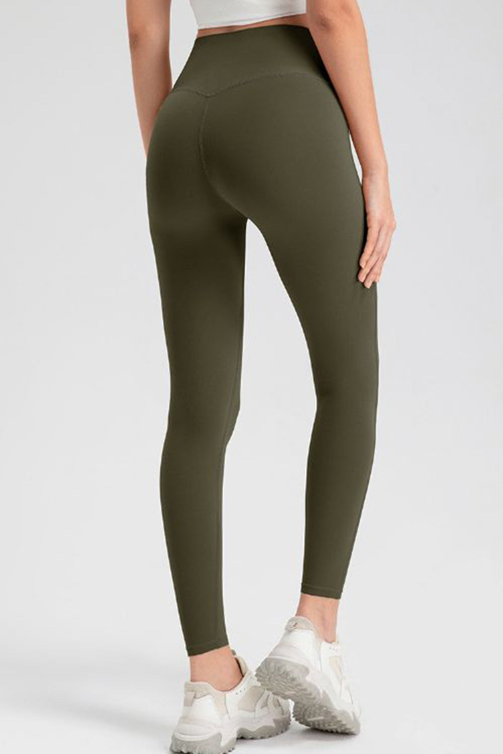 High Waist Skinny Active Pants-Angel Casuals