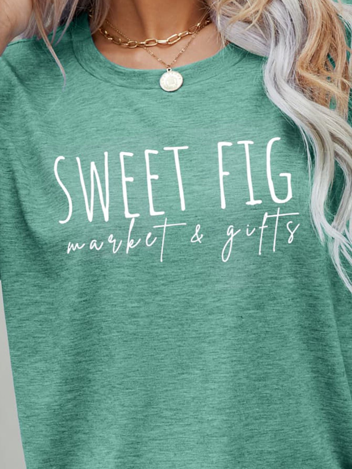 SWEET FIG MARKET & GIFTS Graphic Tee-Angel Casuals