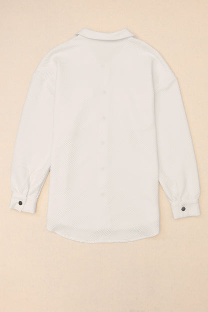 Snap Down Collared Jacket-Angel Casuals