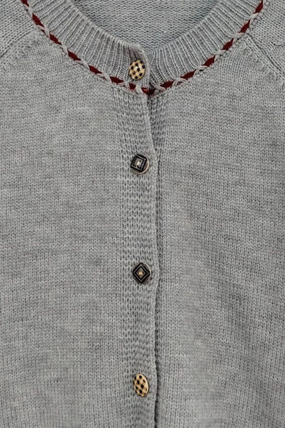 Button Down Long Sleeve Cardigan-Angel Casuals