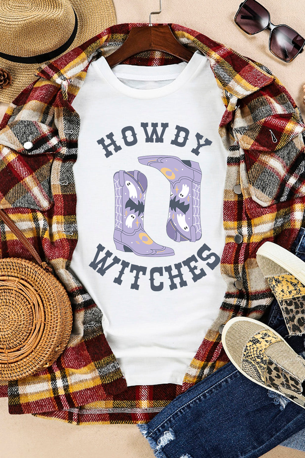 Graphic Round Neck Short Sleeve T-Shirt-Angel Casuals
