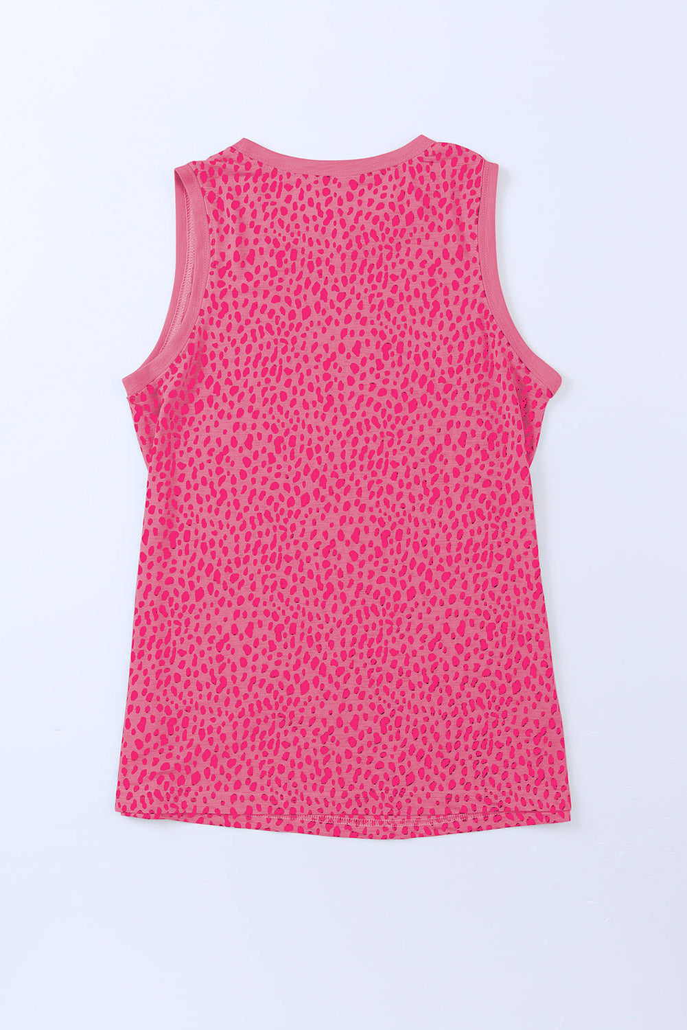 Printed Round Neck Tank-Angel Casuals