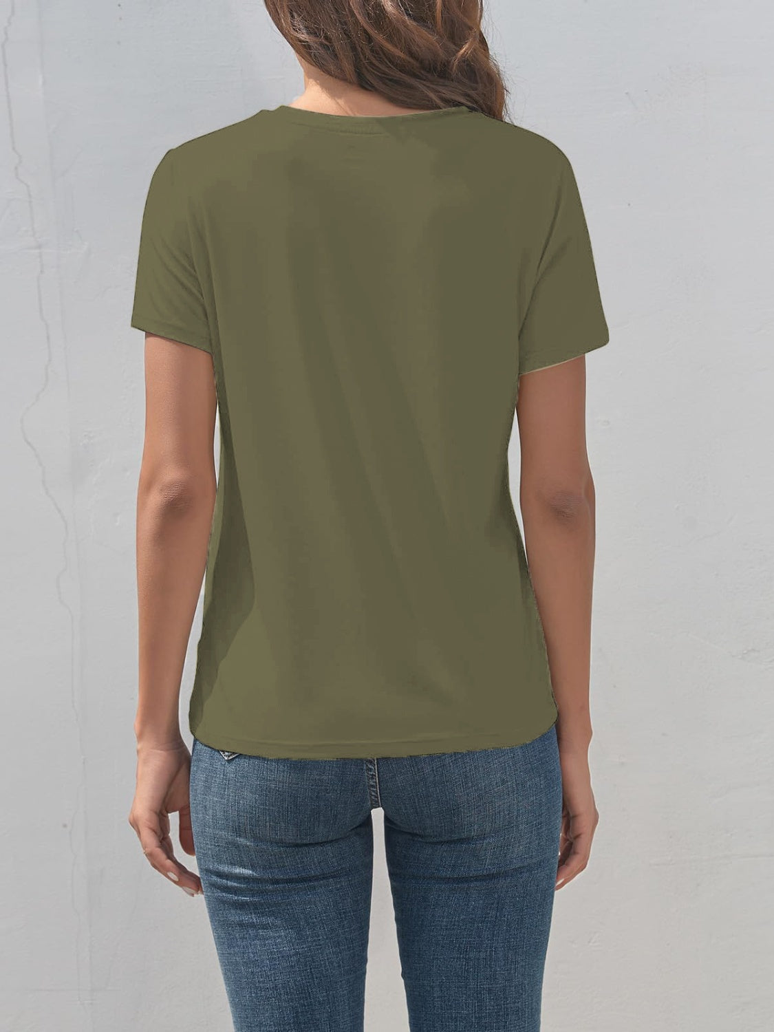 Graphic Round Neck Short Sleeve T-Shirt-Angel Casuals