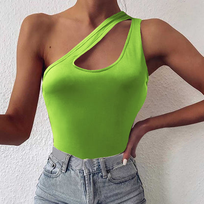 One Shoulder Cutout Cami-Angel Casuals