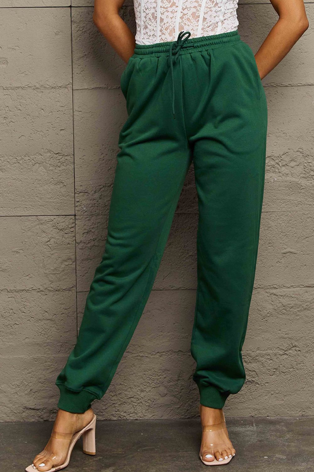 Simply Love Full Size Drawstring Sweatpants-Angel Casuals