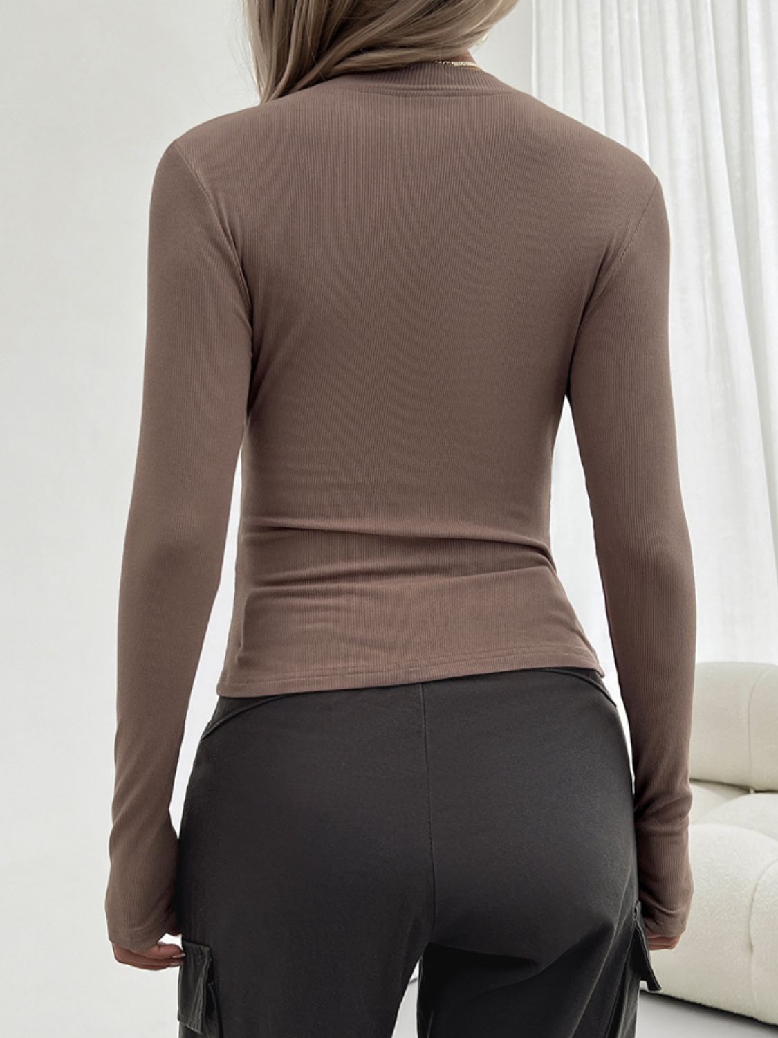 Devine Round Neck Long Sleeve T-Shirt-Angel Casuals