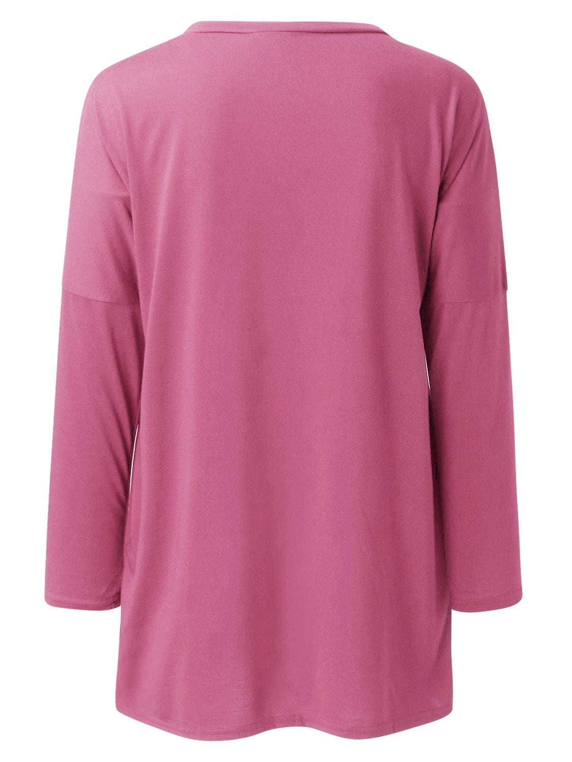 Full Size Round Neck Long Sleeve T-Shirt-Angel Casuals