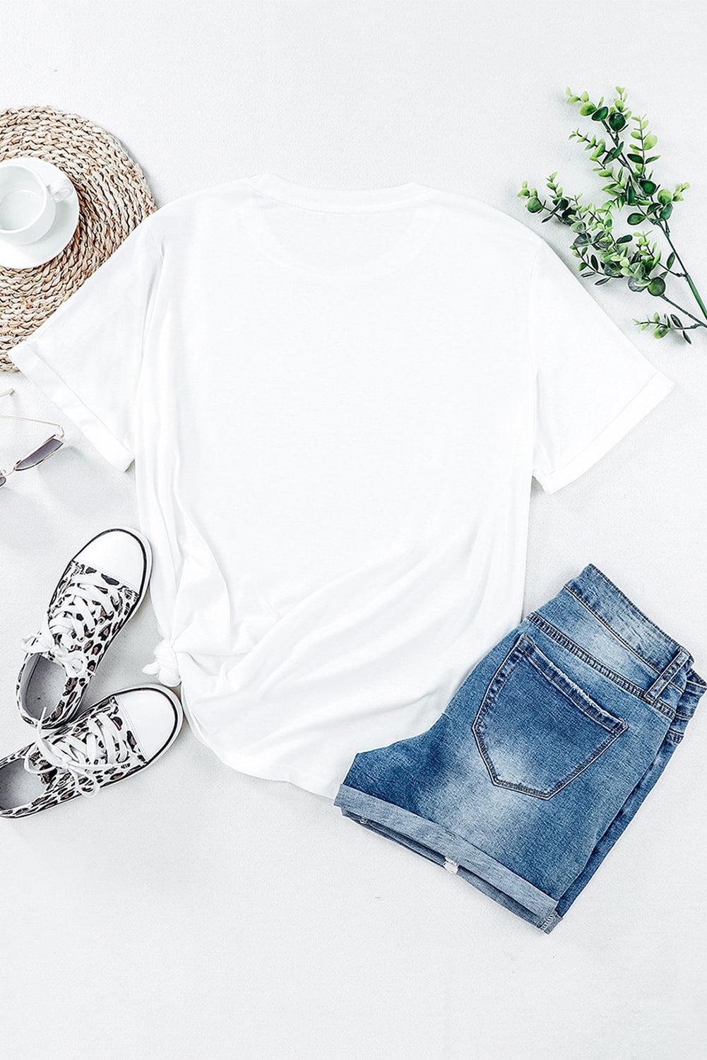 Football Round Neck Short Sleeve T-Shirt-Angel Casuals