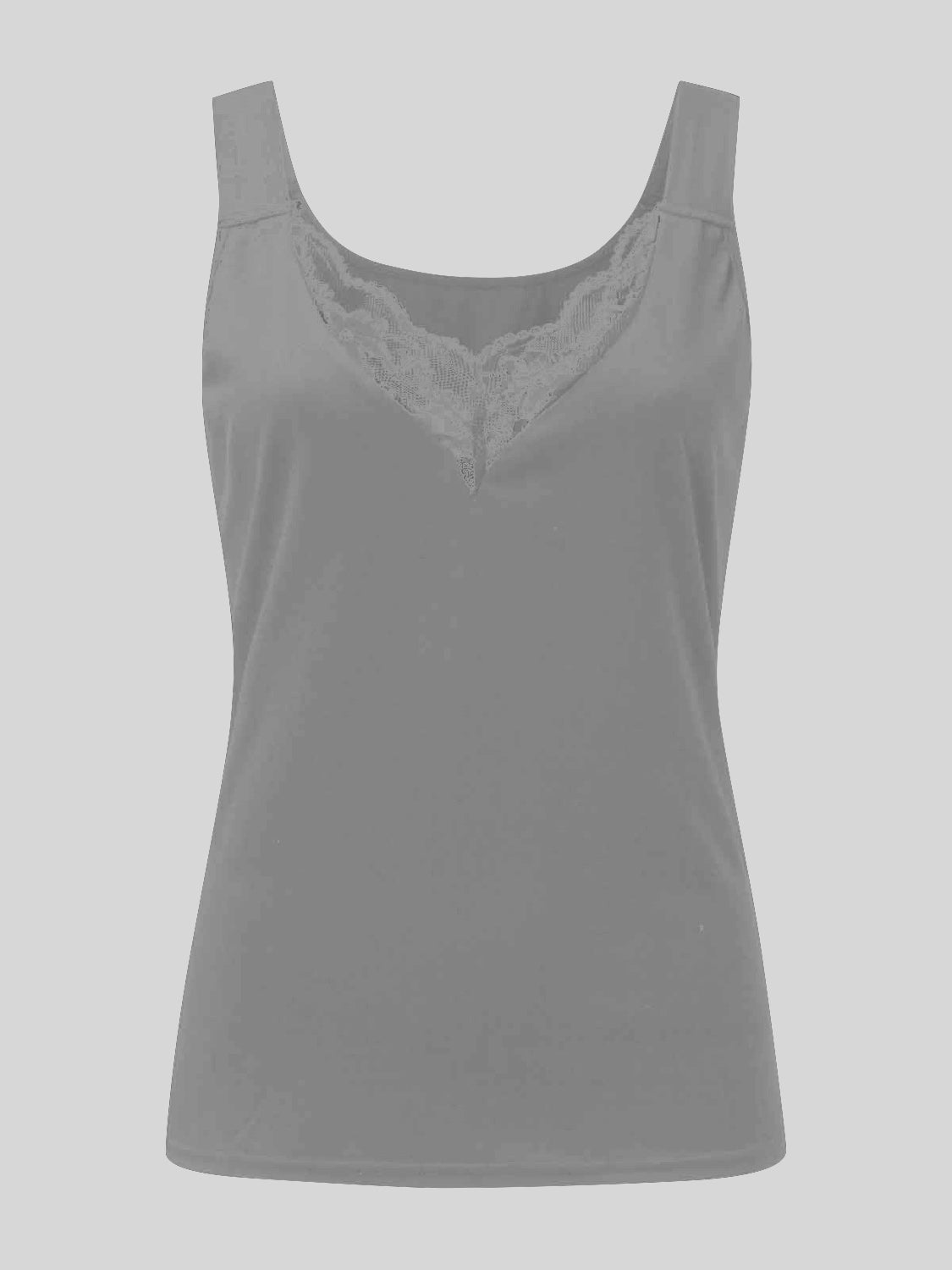 Full Size Lace Detail Sweetheart Neck Tank-Angel Casuals