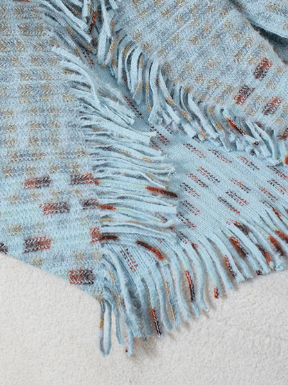 Fringe Open Front Half Sleeve Poncho-Angel Casuals