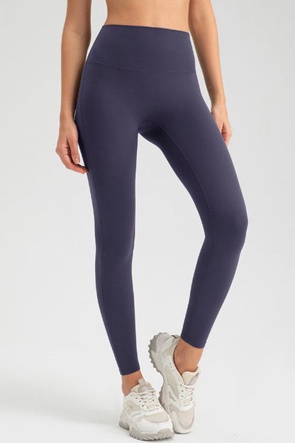 High Waist Skinny Active Pants-Angel Casuals